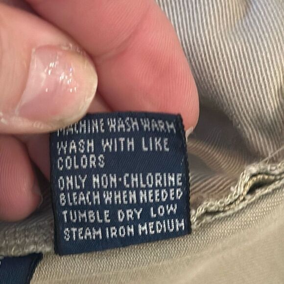 VTG Polo Ralph Lauren Classic Chino Polo Khaki Prospect Shorts Mens Size 38 - Picture 7 of 8